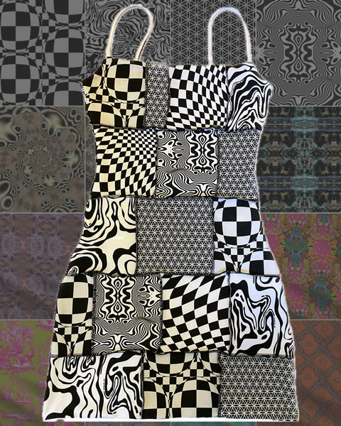 custom fabric mini dress- MTO