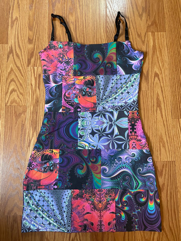 astral mini dress- size LARGE