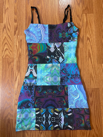 astral mini dress- size MEDIUM