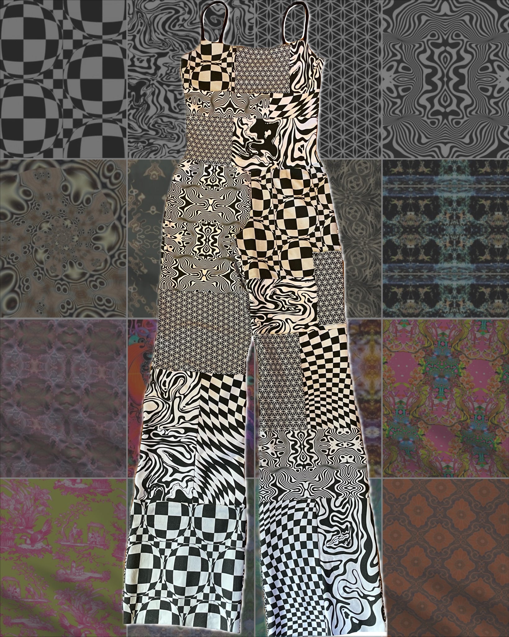 custom fabric jumpsuit- MTO