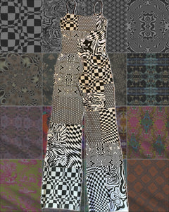 custom fabric jumpsuit- MTO
