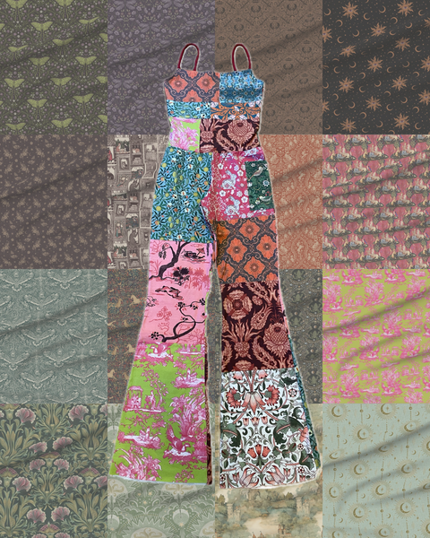 Custom Fabric Flare Jumpsuit- MTO