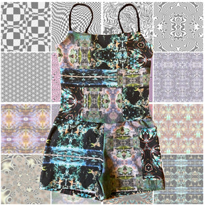custom fabric playsuit- MTO